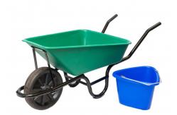 China ROTO-Molded Custom Rotoplastic Wheelbarrows Solid and Fall-proof supplier