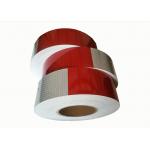 Super Emergency Police Red Silver Dot Reflective Tape Placement  6 Inch * 6 Inch For Truck Car for sale