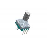 EC11 Incremental Rotary Encoder 15 Pulses , 30 Detent 10mA 5V DC Metal Shaft Vertical Mount for sale