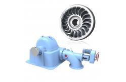 China 500-3000rpm Powerful Turgo Turbine Customized with 50-400m Rated Head supplier
