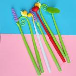 Cartoon Interesting Plants Animals Silicone Neutral Pen Swinging Signature Pen for sale