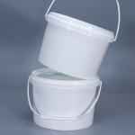 Logo Printing Food Grade White Plastic Buckets and Customizable