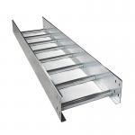 Galvanized Finish Ladder Type Cable Tray with Up To 500kg Load Capacity 100mm-1000mm Width for sale