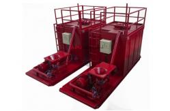 China Mn Steel Mud Mixing Solids Control System For Well Drilling Fluid Processing supplier