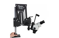 China Universal Spring Bracket Jewelers Bench Microscope Super Clear supplier
