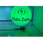 Decorations Inflatable Moon Balloon LED Light Custom Stand 400W 160cm