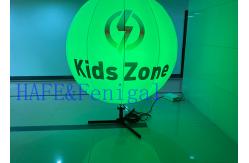 China Decorations Inflatable Moon Balloon LED Light Custom Stand 400W 160cm supplier