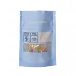 Heat Seal Plastic Packaging Bag For Nut Chocolate Candy With Child Proof Zipper for sale