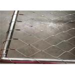 Flexible Inox 316L Stainless Steel Rope Wire Mesh Rhombus Shaped for sale