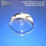 Polishing Borosilicate Glass Convex Concave Lens Industrial Light Cob Led Glass Lens for sale