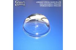 China Polishing Borosilicate Glass Convex Concave Lens Industrial Light Cob Led Glass Lens supplier