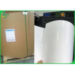 Jumbo Roll One Side Coated Ivory Board , 230gsm 250gsm C1S Ivory Board for sale
