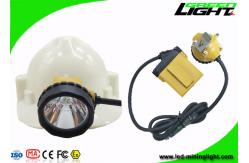 China 10.4Ah Battery Mining Cap Lights 25000lux Brightness Cable Flashing Headlamp supplier