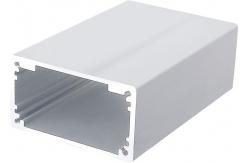 China Rectangle 54x26 Anodized Extruded Aluminum Electronics Enclosure Special Surface Aluminum Box Profile supplier