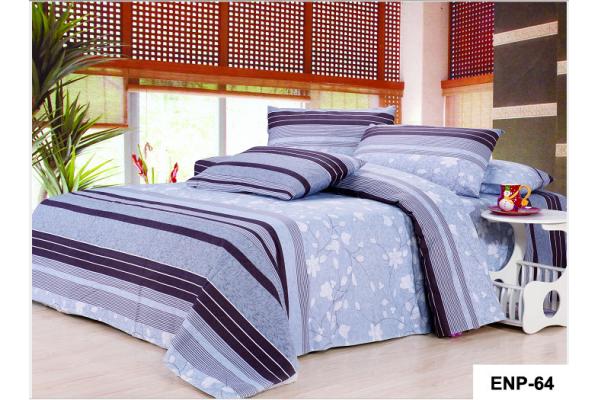 Pigment Printed Sheet Duvet Cover Microfiber Bedding Set