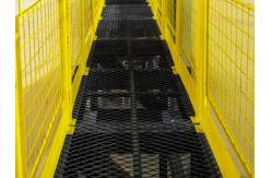 China Galvanised Expanded Metal Walkway Grating 4mm Thickness 1.5m Width supplier