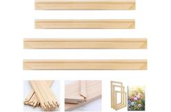 China OEM Custom Pine Wood Canvas Stretcher Bars Frame Wooden Art Canvas Stretcher supplier