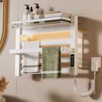 Wall Mounted Electric Heated Towel Rack Electric Towel Warmers For Bathrooms