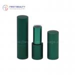 Magnet Type Lipstick Tube Empty  Aluminum Matte Green 3.8g for sale