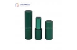 China Round Empty Aluminum Lipstick Tube Container Plastic 3.8g supplier