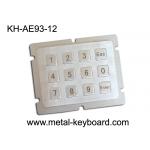 Vandal Proof Numeric Metal Keypad with 12 Keys in 4 X 3 Matrix for Boarding Kiosk for sale