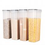 Hot Selling Plastic Cereal Storage Jars Airtight Food Storage Container Set