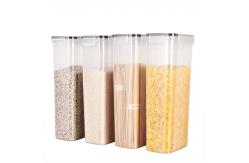 China Hot Selling Plastic Cereal Storage Jars Airtight Food Storage Container Set supplier