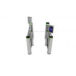 SUS304 Biometric Recognition Glass Turnstile Gate 50persons/min for sale