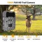 30MP HD Hunting Cameras with No-Glow LED Night Vision and PIR Function for Wildlife Surveillance for sale