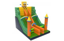 China SpongeBob With Candle Fun Park Inflatable Slide For Rentals supplier