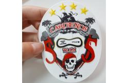China Printed Picture On The Main Logo TPU Patches Eco Friendly For Jersey supplier