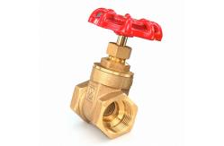 China BSPT Thread Brass Gate Valve With Manual Handle Knife Valve supplier