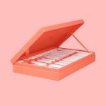 Cardboard Paper Makeup Cosmetics Gift Box Pink Biodegradable Custom Paper Cosmetic Brush Packaging Box for sale