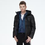 Adjustable Drawstring Bio Down Man Coat Wind Proof Casual Men Jacket Casual Style