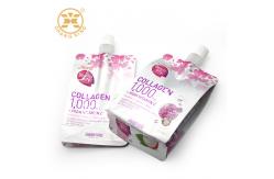 China LDPE Beverage Jolly Sachet Packaging 1000mg Liquid With Central Spout supplier