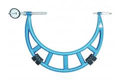 China 0-100mm Outside Micrometer With Dial Indicator supplier