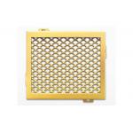 Colored Interior Decorative Expanded Mesh Ceiling With Four Anchor Metal Frame for sale