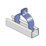 Two Piece Narrow Space Strut Pipe Clamps 1.5mm Thickness for sale