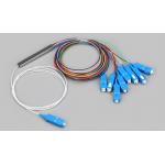 FTTX Fiber Optic 1*8 FTTH PLC Splitter Mini Type Sc/upc Connector for sale