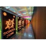 Solar Powered 510 DIP LED Traffic Signs Luminous Safety Signage for sale