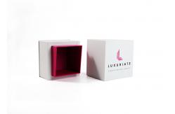 China CMYK Rigid Candle Boxes , Embossing Shoulder Neck Box With Lift Off Lid supplier