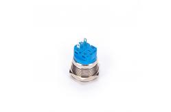 China 22mm Metal Push Button Switch Waterproof Self Reset 5 Pin Terminal supplier