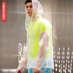 Anti Wind Jacket Translucent TPU Fabric for sale