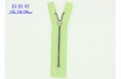 China Clothes Canvas Bags Antique Brass Closed End Zip 3# Grey / Blue / Black Tape supplier