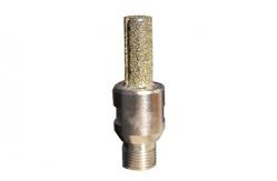 China Electroplated Diamond CNC Tooling Finger Bits For Marble And Soft Stone supplier