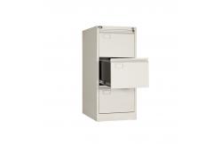 China Shool Hosptial Height 132cm Three Drawer File Cabinet supplier