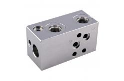 China 60L/min Hydraulic Valve Block CNC Turning Miling Aluminum Processing Service supplier