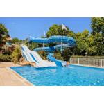 Commercial Water Park Amusement Equipment Fiberglass Slide 1 Person for sale