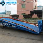 Warehouse Mobile Hydraulic Dock Ramp Customizable Color for sale