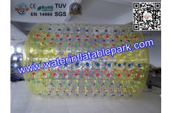 China Grass / Ground  Inflatable Ball To Roll In , Human Rolling Ball supplier